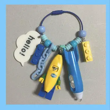 주렁주렁 키링 LEGO 호환 레고 로켓 라이트