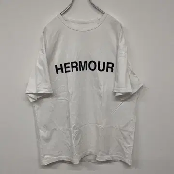 HERMOUR 3주년 기념 T셔츠 로고 반팔 에무르
