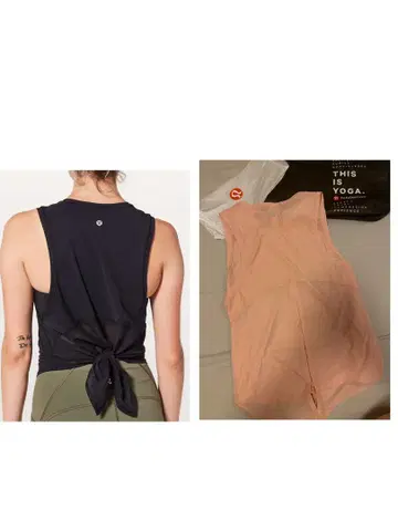 룰루레몬 요가 러닝 의류 사이즈 8 핑크