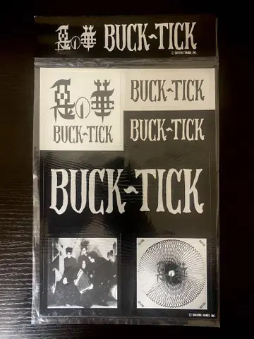 [ 새상품 ] BUCK-TICK 악의 꽃 투어 굿즈 스티커 세트