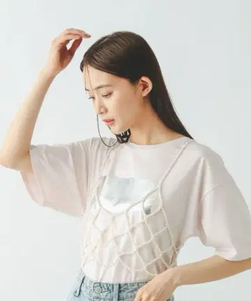 GLOBAL WORK 펄 뷔스티에 [ 아이보리 ]