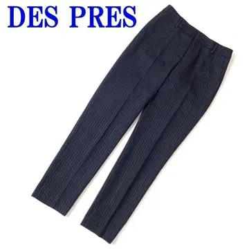 DES PRES 데프레 프레스입 슬랙스 팬츠 네이비 32 C8445