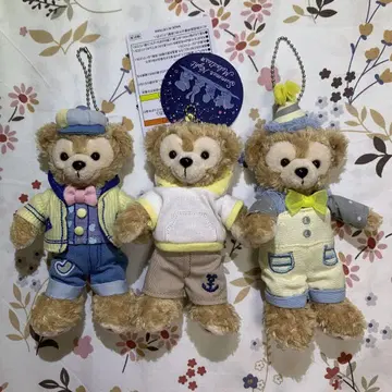 더피 인형 배지 3세트