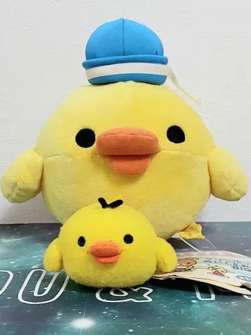 리락쿠마 키이로이토리 마린 룩 봉제 인형