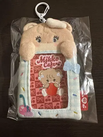 mikko cafe 트레이딩 카드 케이스 봉제 인형 카드 케이스 라떼