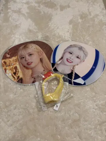 RIKU 응원봉 커버 리츄 부채 2장 세트