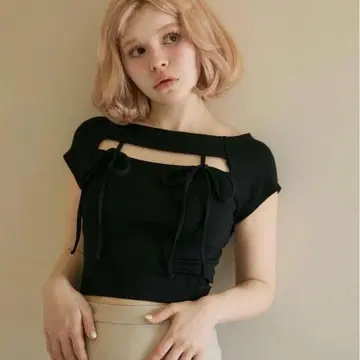 andmary Bebe 리본 탑스 앤드마리