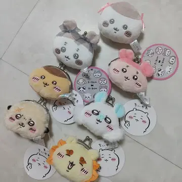 새상품 치이카와 (먼작귀) 미니 가마구치 세트