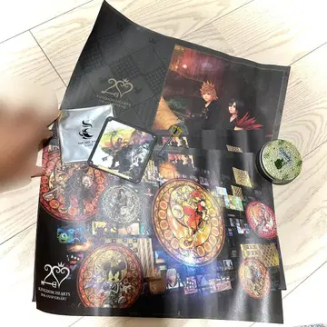 킹덤하츠 20주년 KH 스퀘니 카페 런치 매트 코스터