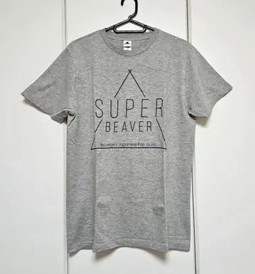 SUPER BEAVER 반팔 티셔츠 그레이 M 사이즈