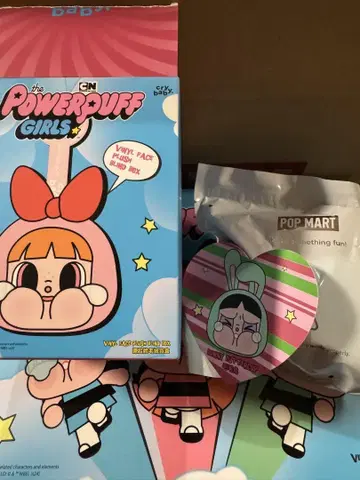 POPMART CRYBABY 파워퍼프걸스 BUNNY BUTTERCUP