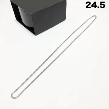 새상품 24.5 TOMWOOD 커브 체인 목걸이 은 15755