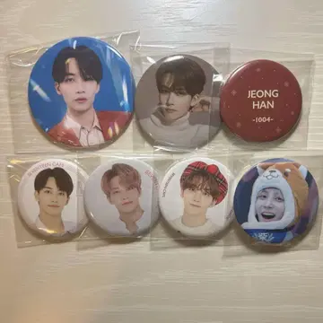 JEONG HAN 정한 캔뱃지 세트