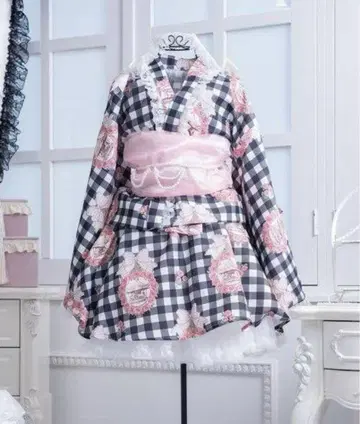 palelfy 유카타 드레스 상하의/부속 오비