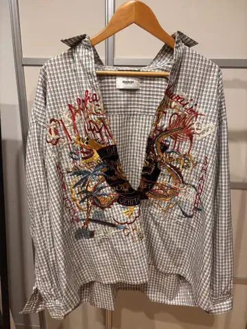 doublet chaos embroidery skipper shirt