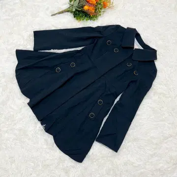 WILLSELECTION 트렌치코트 더블 버튼 A라인 실루엣