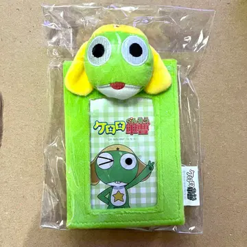 개구리 중사 케로로 트레이딩 카드 케이스 봉제 인형풍 캐릭터 굿즈