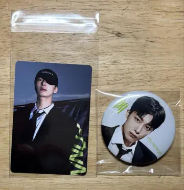 몬스타엑스 현원 트레이딩 카드 캔뱃지