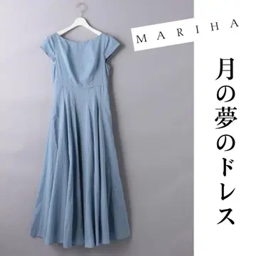 MARIHA 유나이티드 애로우즈 별주 달의 꿈 드레스 스모키 블루