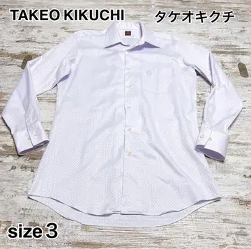 TAKEO KIKUCHI 다케오 키쿠치 와이셔츠 긴팔 셔츠 사이즈 3