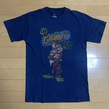 헤인즈 백설공주 화난 난쟁이 그랑피 디즈니 T셔츠 구제 의류