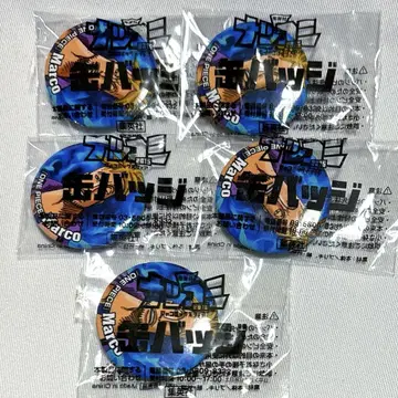 ONEPIECE 마르코 여름 코믹 미니 캔뱃지 5개 세트