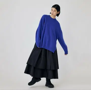 layered pleats skirt 나곤스탠스 그레이