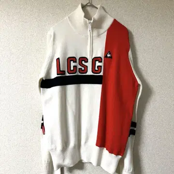 르꼬끄골프 하프 지퍼 스웨터 여성용 L 가을/겨울 아우터 블루종