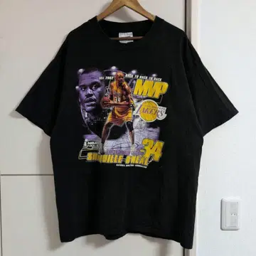 레이커스 샤크 T셔츠 NBA 농구 구제 의류 빅 실루엣