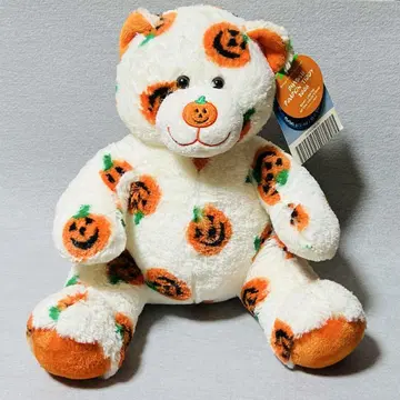 익명 배송 택 포함 빌드어베어 할로윈 호박 패턴 테디베어 곰