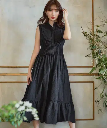 Herlipto Paisley Cotton Lace Long Dress