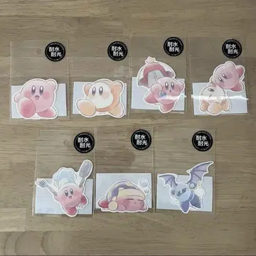 별의 커비 스티커 7개 세트