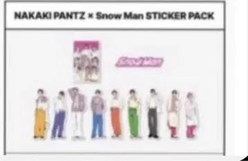 SnowMan 한국 서울 1st popup 스티커
