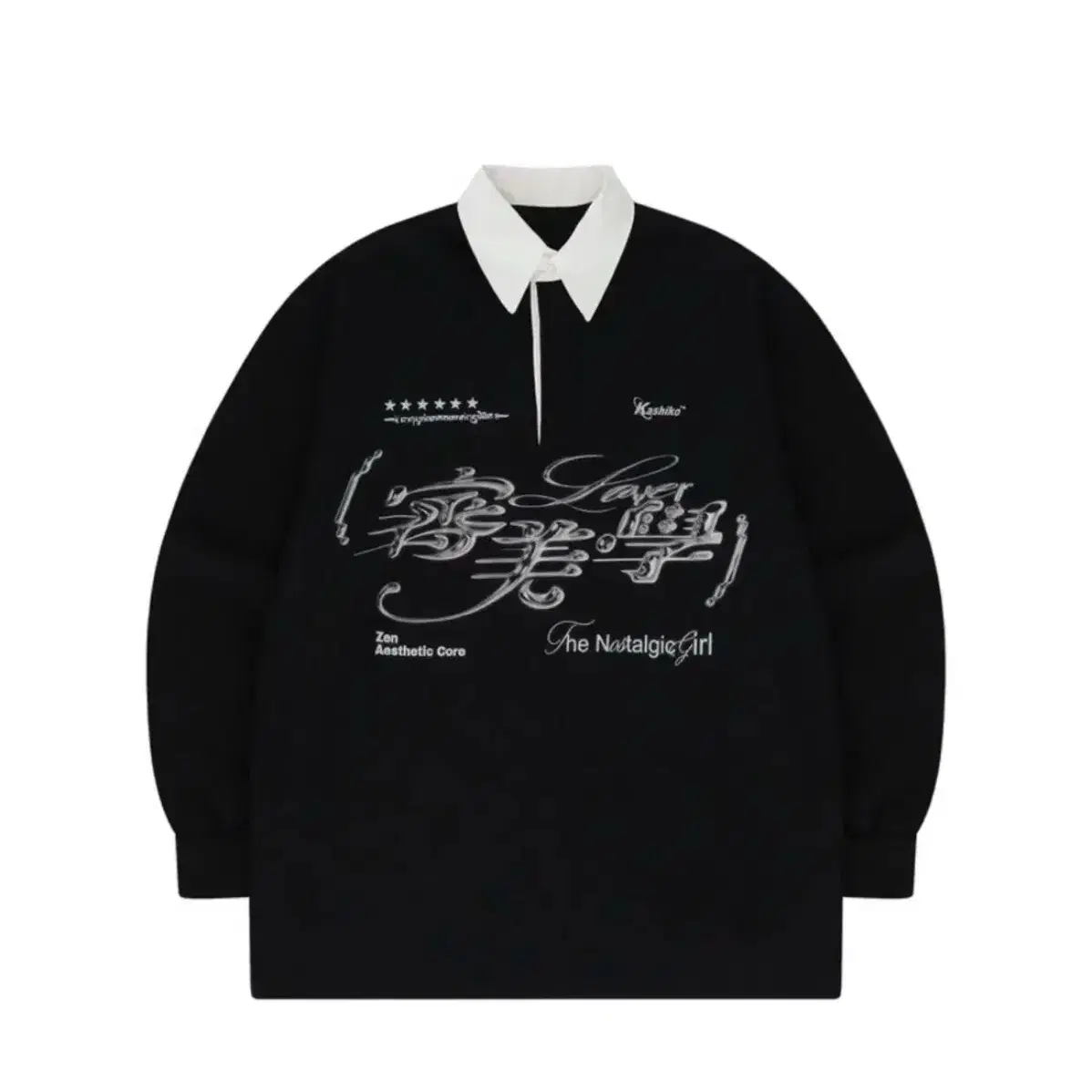 ファッション通販店 kashiko Waffle Rugby Tee Black ブラック 【公式