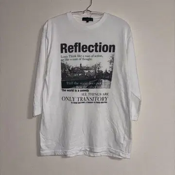 Reflection M 프린트 7부 소매 티셔츠