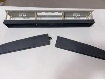 N 게이지 철도 모형 차량 바디 부품 그레이