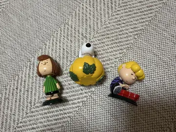SNOOPY 버블 헤드 인형 마스코트 세트 [ 새상품 ]