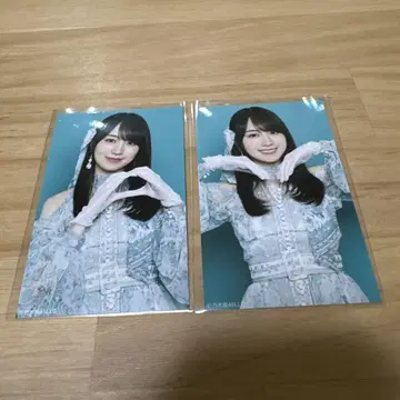 노기자카46 카키 하루카 미니 브로마이드 네이블 오렌지