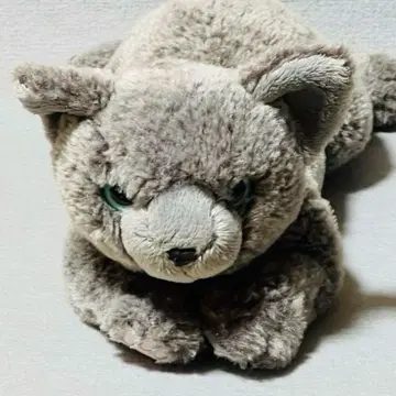 익명 배송 산레몬 무릎 고양이 S 러시아 블루 봉제 인형 고양이