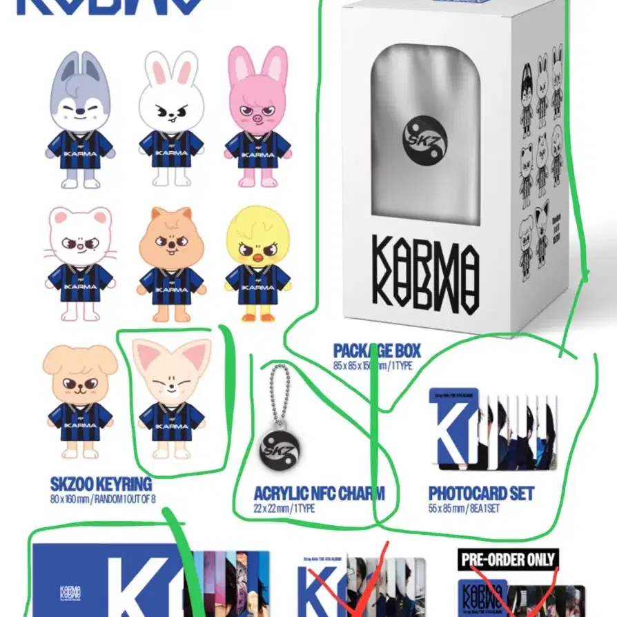 Stray Kids karma SKZOOver フィリックス　ポガリセット Stray Kids karma SKZOOver フィリックス ポガリセット stray kids