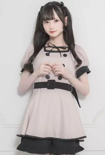 pium  프릴 도리 셋업 원피스