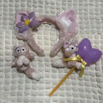 디즈니 리나벨 머리띠 스틱 봉제 인형 참
