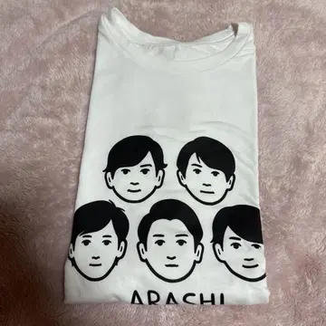 ARASHI 아라시 아라시를 여행하는 전시회 T셔츠 화이트