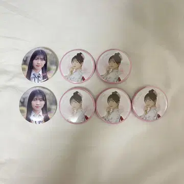 사쿠라자카46 사토 아이오 벚꽃 캔뱃지 7개