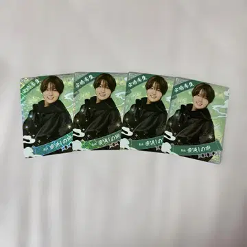 [ 새상품급 ] 소년 닌자 안지마 히데오 시노비 콜렉션 카드 4장 세트