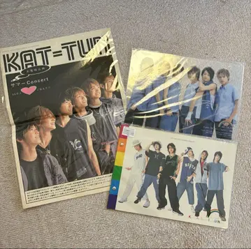 KAT-TUN 콘서트 팜플렛 세트 클리어 책받침