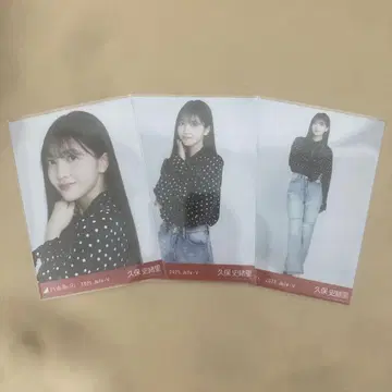 노기자카46 브로마이드 오사카 한여름 전국 투어 도트 쿠보 시오리 컴프