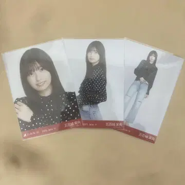 노기자카46 브로마이드 오사카 한여름 전국 투어 도트 이오키 마오 컴프