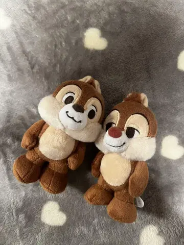 칩 앤 데일 스탠디즈 세트 봉제 인형 디즈니