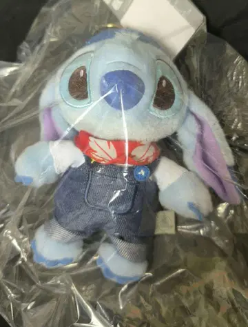 스티치 데님 봉제 인형 키링